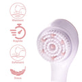 Finishing Touch Flawless Cleanse Spa, Electric Body Brush- with 3 Multi-Purpose Cleansing Heads for a Full Body Spa Experience
