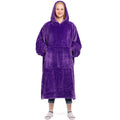 Waitu Wearable Blanket Sweatshirt Gifts for Women and Men, Warm and Cozy Giant Blanket Hoodie, Thick Flannel Hooded Blanket with Sleeves and Giant Pocket - Dark Gray