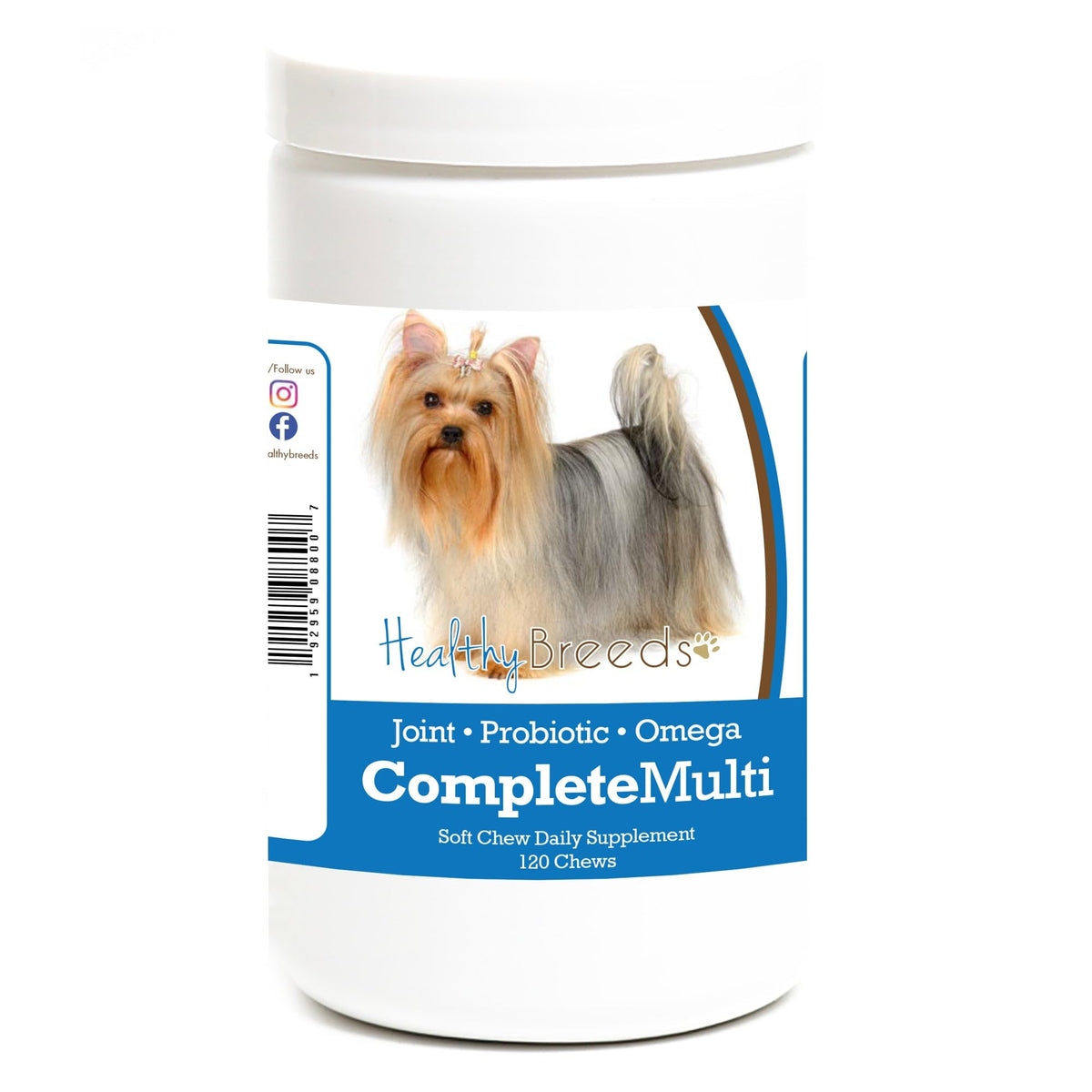 Healthy Breeds French Bulldog All in One Multivitamin Soft Chew 120 Count