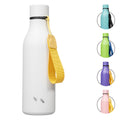 Konokyo Insulated Water Bottle with Strap,18 oz Double Wall Stainless Steel Vacuum Bottles Metal Water Flask,Macaron Green