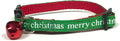 Midlee Merry Christmas Cat Collar with Safety Buckle