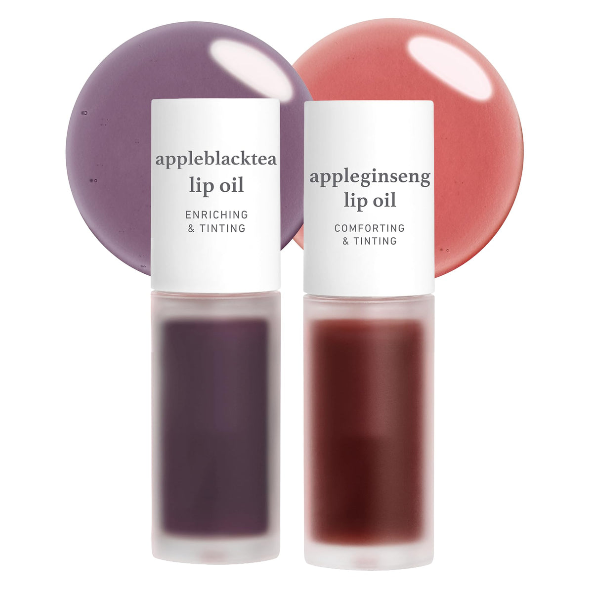 NOONI Korean Lip Oil - Applepeony | Long-Lasting, Moisturizing, Plumping, Revitalizing for Dry Lips, Waterproof, No Peel Off, Hydrating Lip Stain, Stocking Stuffers, Cute Stuff, 0.12 FL Oz