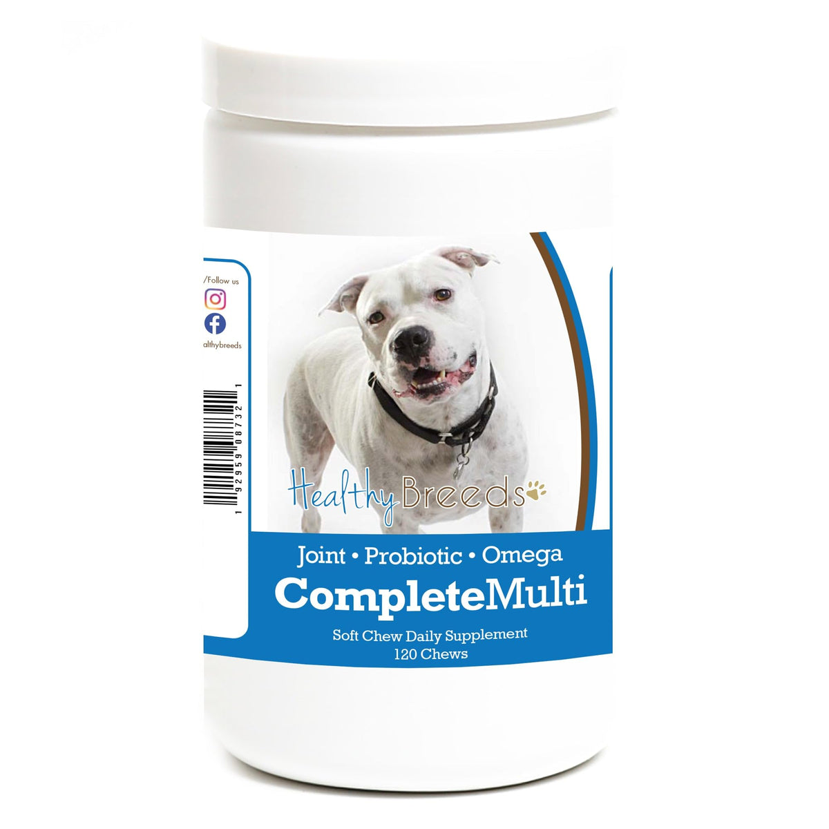 Healthy Breeds French Bulldog All in One Multivitamin Soft Chew 120 Count