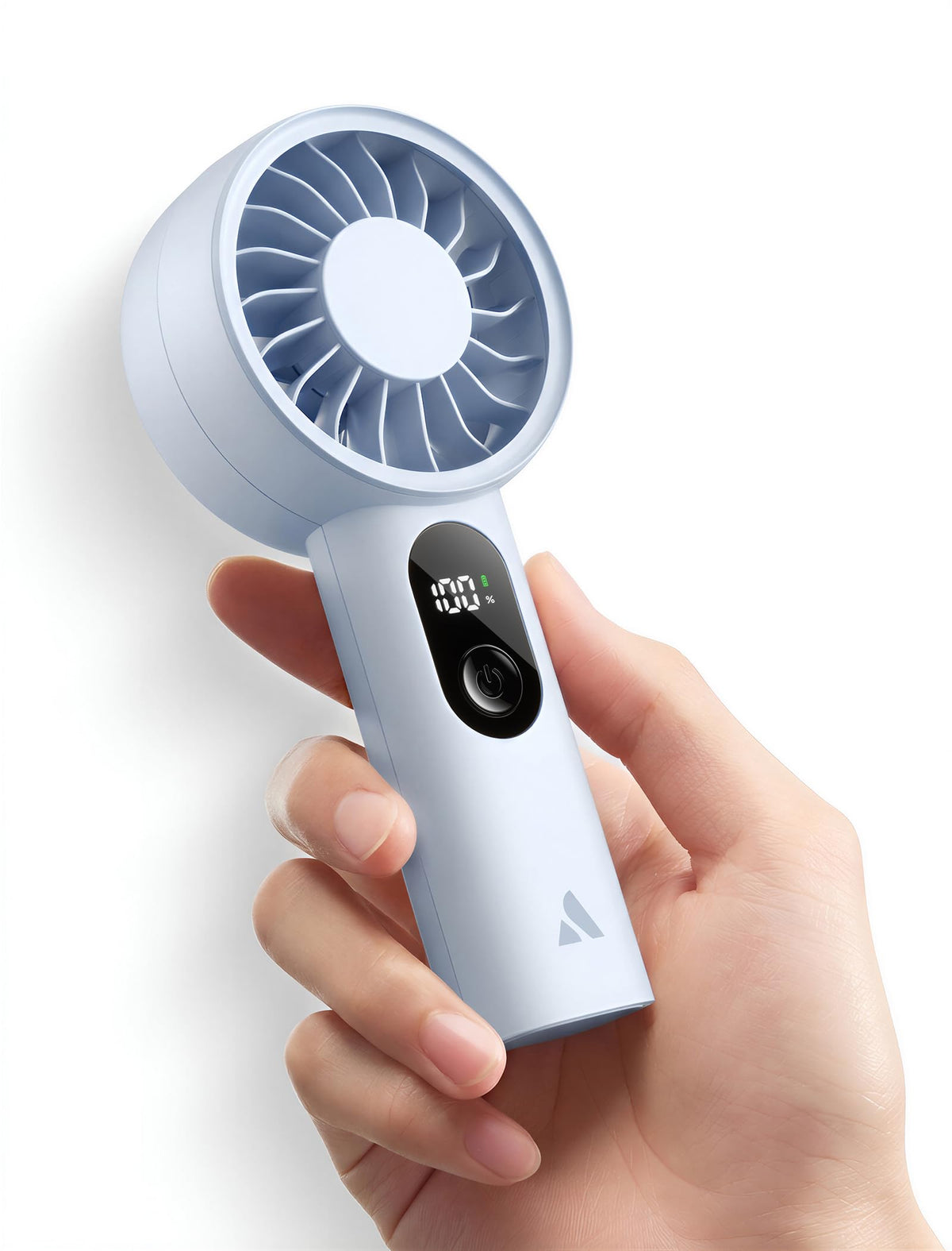 Aecooly Mighty Portable Fan, Powerful Handheld Fan, USB Rechargeable [10H Max Cooling Time], Mini Personal Battery Powered, Pocket for Travel, Summer, Gifts for Women, Girls -Beige