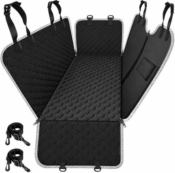 Mancro Dog Car Seat Cover for Back Seat, Waterproof Dog Hammock for Car