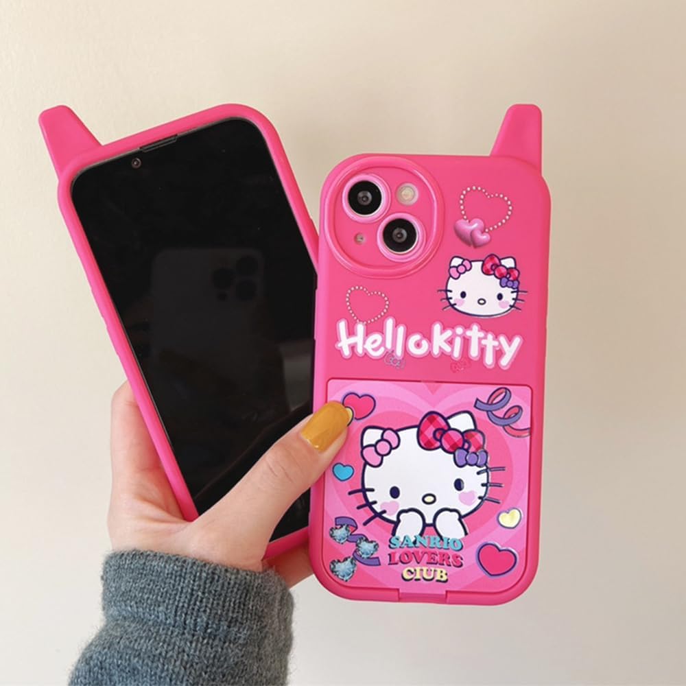 Cute Funny Kitty Phone for iPhone 13 Case
