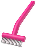 aumuca Dog & Cat Deshedding Brush – Pet Grooming Brush & Undercoat Rake for Long or Short Hair – Dematting Comb for Dogs, Cats, Matted Fur, Kitten, Puppy, Rabbit, Horse