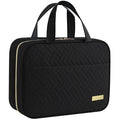 HOTOR Travel Toiletry Bag - Hanging Toiletry Bag for Women & Men, Makeup Bag/Big Comparment, Waterproof for Travel Accessories, Travel Essentials, Medium, Black