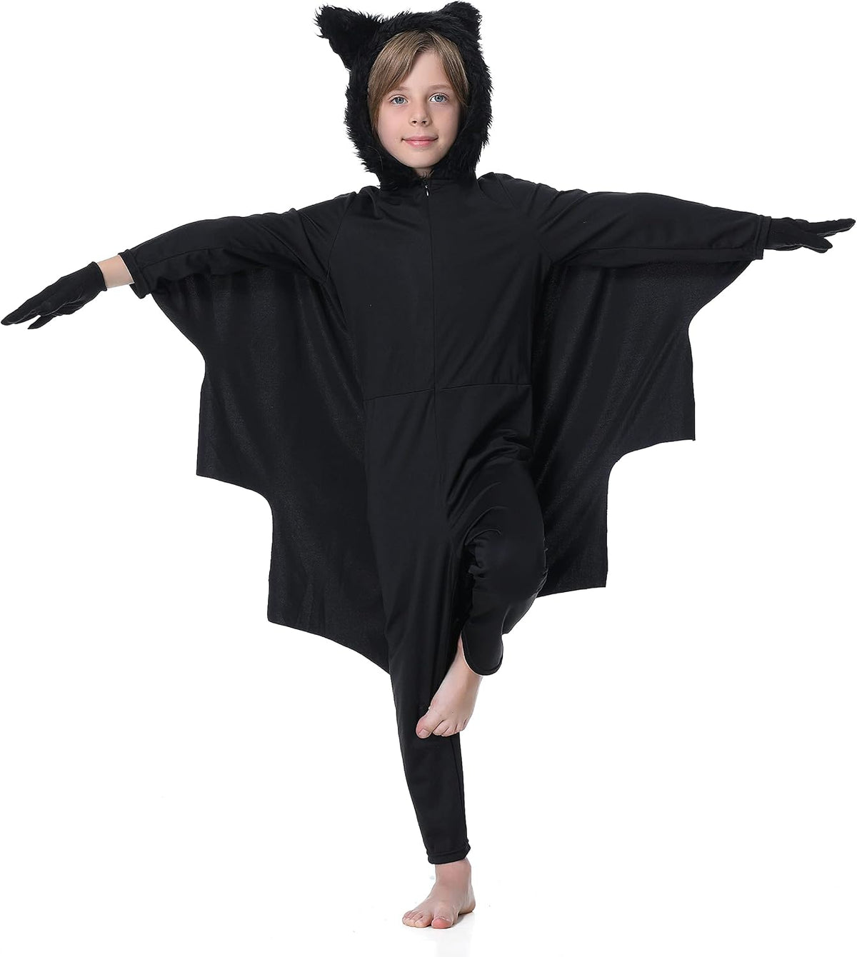 Seawhisper Bat Costume Kids Toddler Boys Girls Halloween Jumpsuit 2T-14