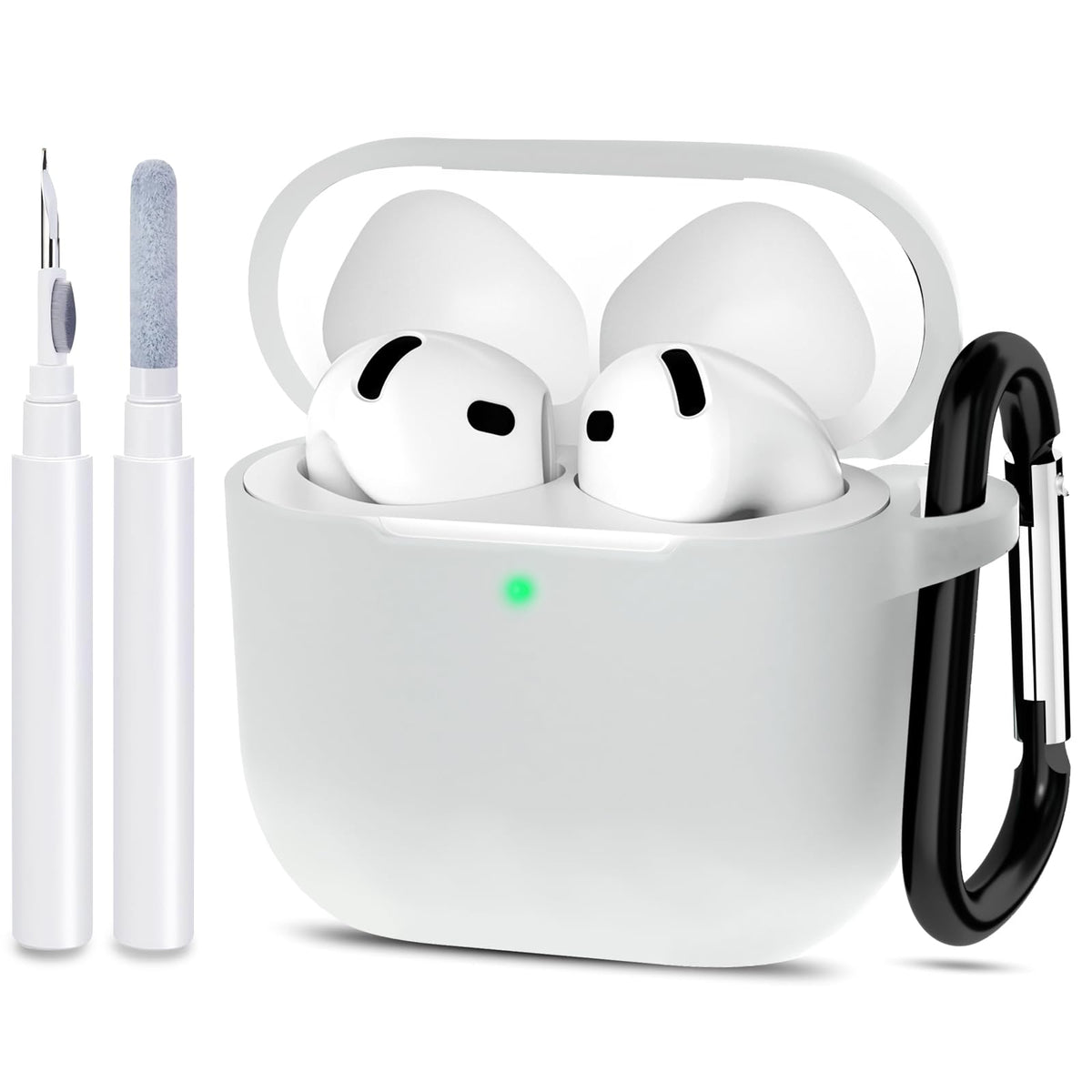 for AirPods 4/5 Case Cover with Cleaner kit, Midnight Blue