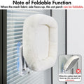 AMOSIJOY Cordless Cat Window Perch, Window Hammock for Cats with 4 Strong Suction Cups, Solid Metal Frame and Soft Cover, Indoor Cat Bed