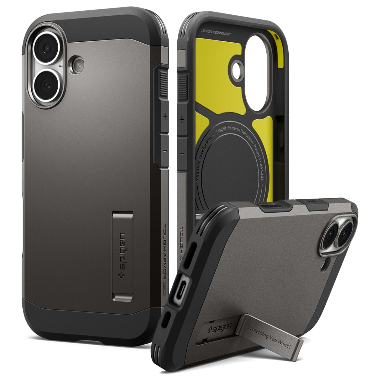 Spigen Tough Armor T MagFit for iPhone 17 Pro / 18 Pro Case, Black