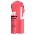 NYX PROFESSIONAL MAKEUP Butter Gloss, Non-Sticky Lip Gloss - Sugar Glass (Clear), Pack Of 3