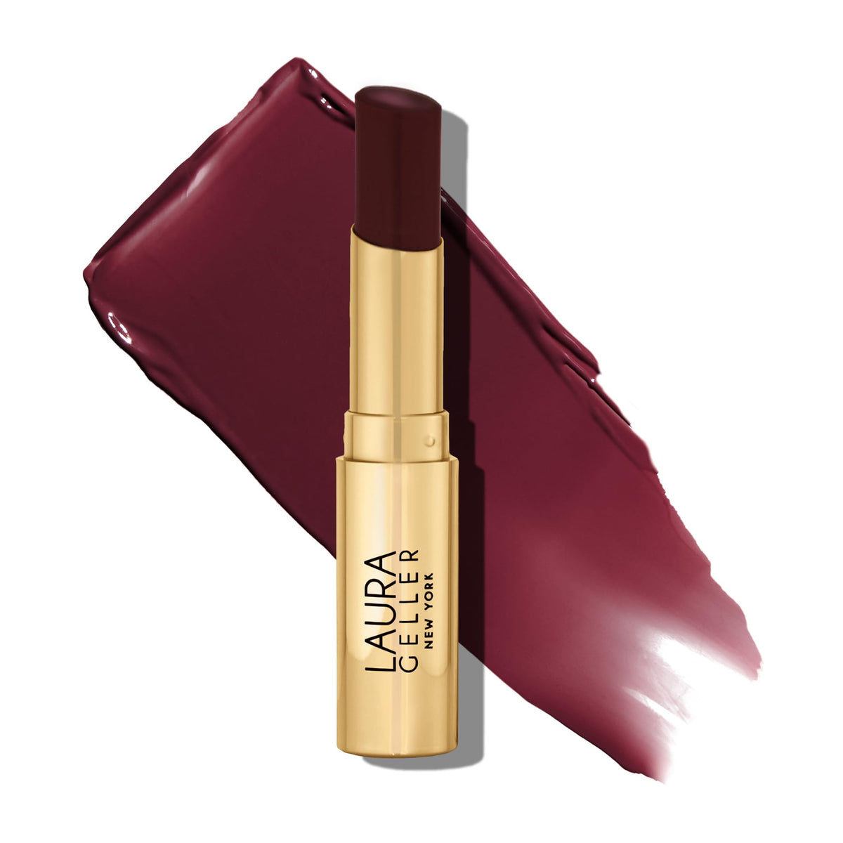 LAURA GELLER NEW YORK Jelly Balm Tinted Lip Balm – Just Peachy – Hydrating Lip Color with Shine Finish – Squalane & Vitamin E – Buildable Sheer to Medium Coverage – Vegan & Cruelty-Free