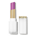 REVLON Super Lustrous Glass Shine Balm, Sheer Glossy Tinted Lip Balm, Hydrating Formula with Hyaluronic Acid, Aloe & Rose Quartz, 020 Glaring Red, 0.11 oz