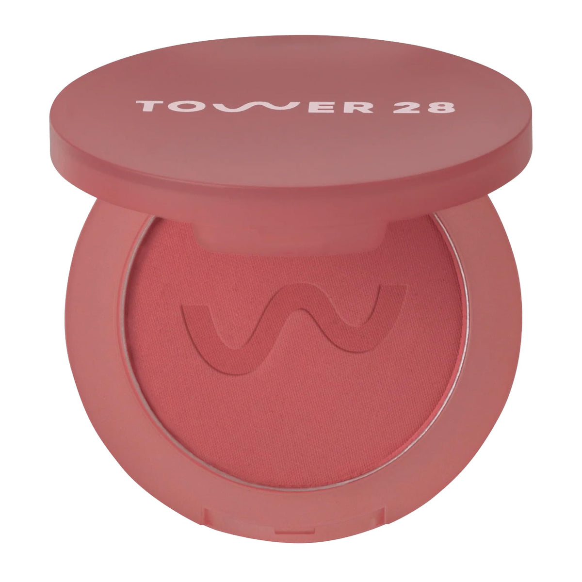 Tower 28 GetSet Matte Powder Blush for Cheeks - 12-Hour Setting Blush Powder for Smooth, Blurred Skin - Talc-Free, Sweat-Proof Face Blushes - Makeup for Sensitive Skin - Samo Spritzer (1.13 oz)