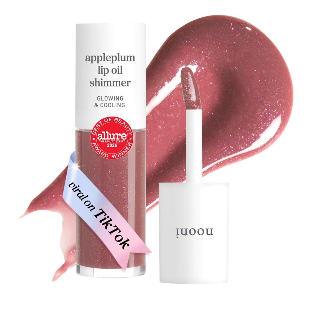 NOONI Korean Lip Oil - Appleberry - pH Color-Changing Plumping Lip Gloss