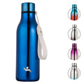 Konokyo Insulated Water Bottle with Strap,18 oz Double Wall Stainless Steel Vacuum Bottles Metal Water Flask,Macaron Green