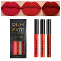 evpct 3Pcs Dark Red Purple Plum Matte Liquid Lipstick Sets for Women Matte Lip Stain Long Lasting Waterproof, Burgundy Blood Blue Red lipstick, Black Cherry Maroon Gothic 24 Hours Magic Lipsticks
