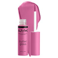 NYX PROFESSIONAL MAKEUP Butter Gloss, Non-Sticky Lip Gloss - Sugar Glass (Clear), Pack Of 3