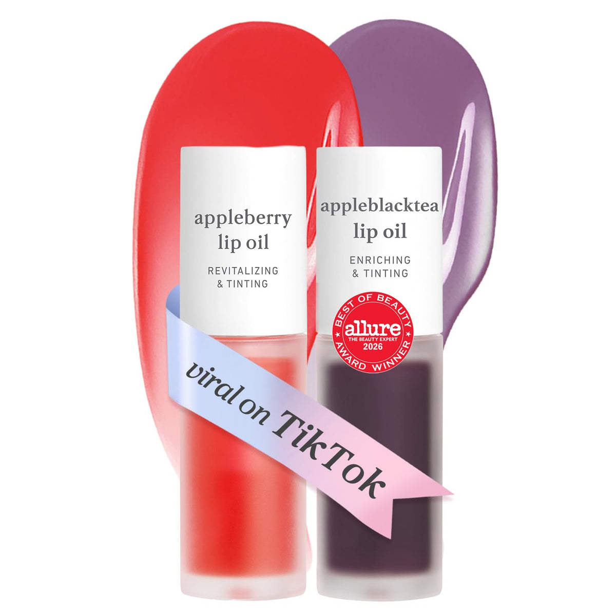 NOONI Korean Lip Oil - Appleberry - pH Color-Changing Plumping Lip Gloss
