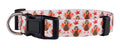 Native Pup Halloween Dog Collar- Spooky Fall Themed Horror Costume Collars- Skull, Pumpkin, Ghost, Bat, Witch, Candy Corn, Spider- Adjustable for Small, Medium, Large Breeds (Small, Big Pumpkins)
