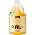 Yoken Organic Jojoba Oil 16oz, USDA Certified Cold Pressed for Skin Care | Cold Pressed Body Oil Women After Shower Unscented Carrier Massage Moisturizer Hydrating Nourishing Essential Mixing