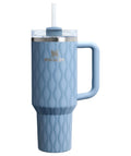 STANLEY Quencher H2.0 Tumbler with Handle and Straw 40 oz Flowstate 3-Position Lid Cup Holder Compatible for Travel Insulated Stainless Steel Cup BPA-Free Rose Quartz 2.0