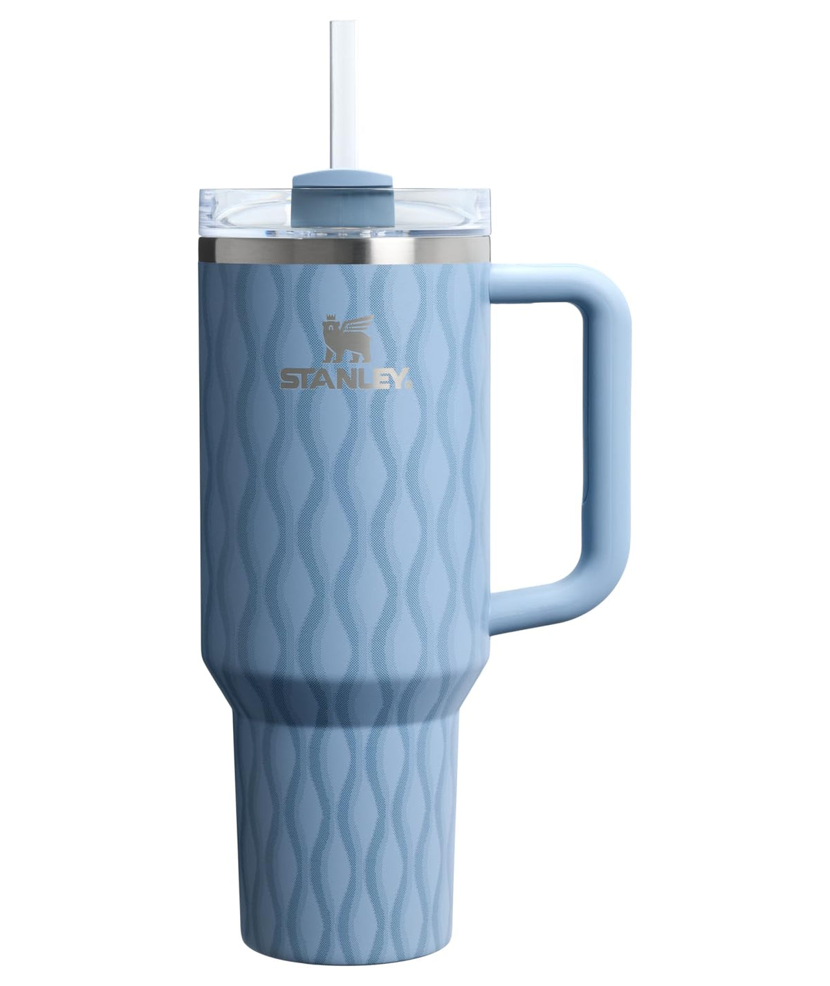STANLEY Quencher H2.0 Tumbler with Handle and Straw 40 oz Flowstate 3-Position Lid Cup Holder Compatible for Travel Insulated Stainless Steel Cup BPA-Free Rose Quartz 2.0