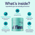 Finn Calming Aid for Dogs | Melatonin Chews for Stress & Sleep | 90 Ct | L-Theanine & Chamomile | NASC Certified | Vet-Formulated | Travel, Thunder & Separation Support