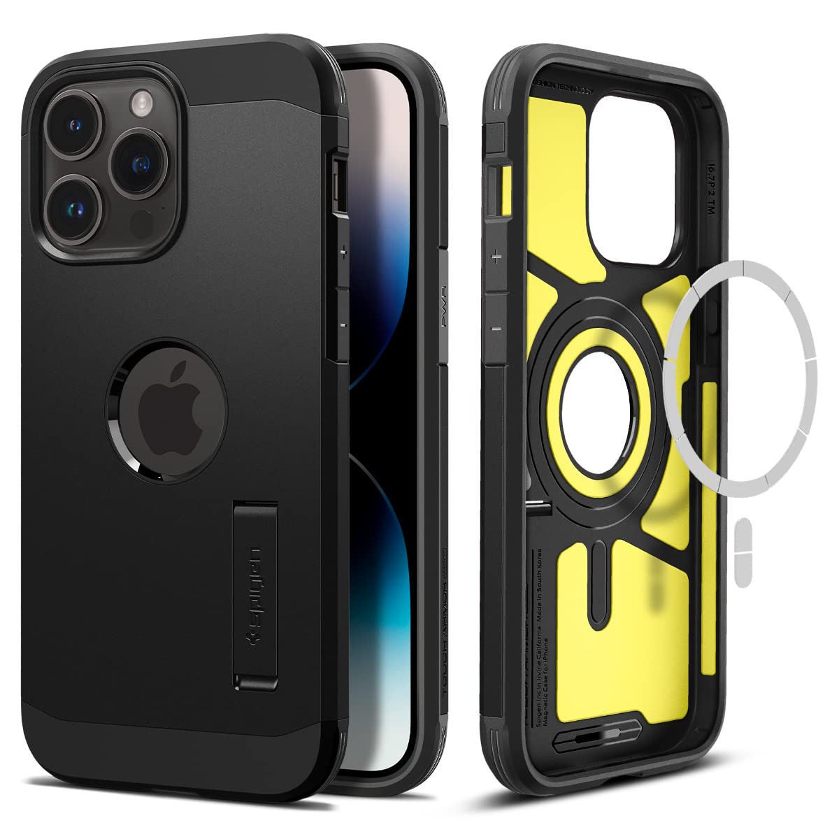 Spigen Tough Armor T MagFit for iPhone 17 Pro / 18 Pro Case, Black