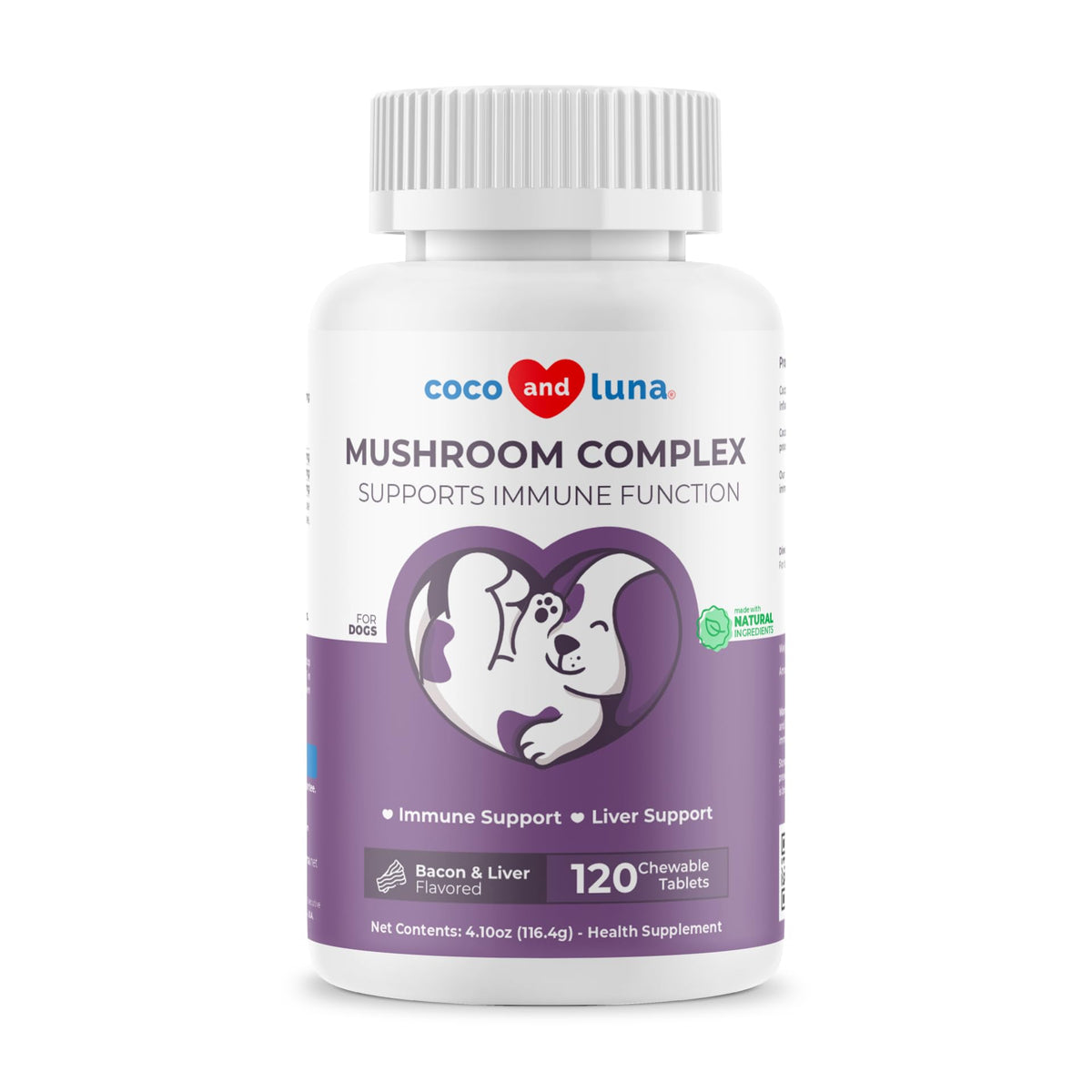 Multivitamin for Dogs 120 Tablets - Glucosamine, Fish Oil & CoQ10 | With Glucosamine, Chondroitin, Fish Oil & CoQ10. Supports joint, skin, heart, gut & immune health.