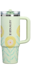 STANLEY Quencher ProTour Flip Straw Tumbler with Leakproof Lid 40 oz | Built-In Straw and Handle | Cup Holder Compatible for Travel | Insulated Stainless Steel Cup | BPA-Free | Black