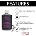 Ardell LashTite Lash Adhesive Dark for Individual Lashes, 0.75 fl oz