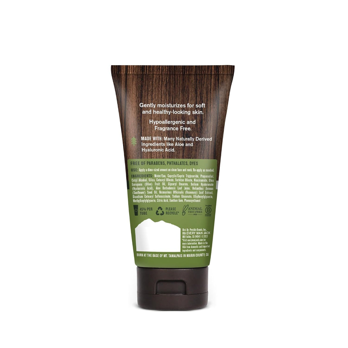 Every Man Jack Daily Face Lotion for Men, Unscented, 2.5 oz (2pk)