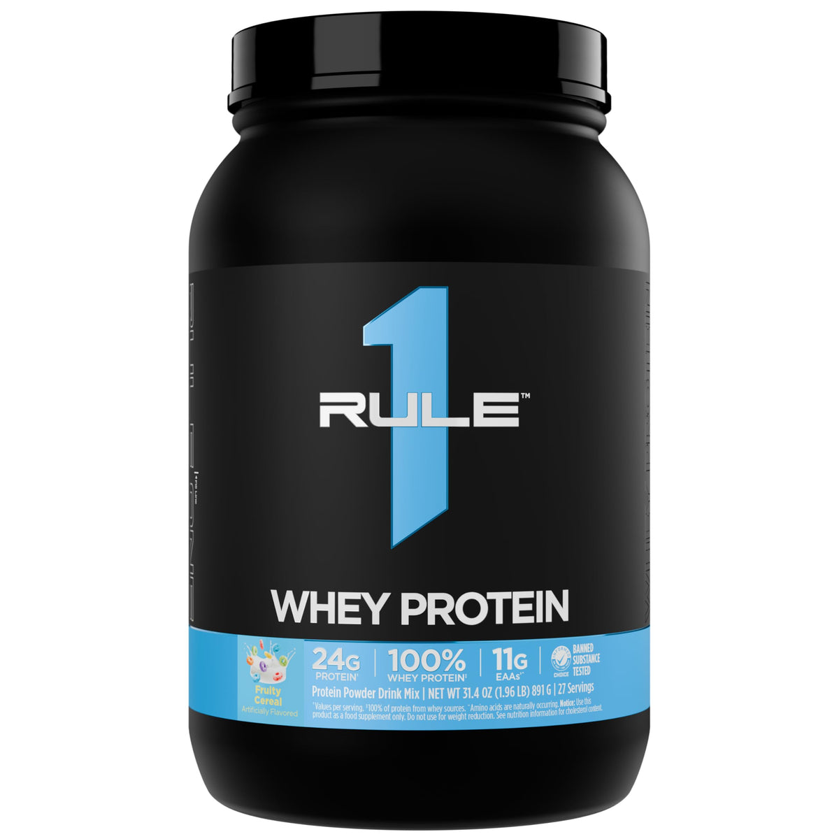 Rule 1 Proteins Whey Protein Powder, Vanilla Ice Cream, 68 Servings | 24g Fast-Acting Protein from All-Whey Sources with Naturally Occurring EAAs & BCAAs for Workout Recovery or Anytime Use