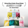 MEDIHEAL Essential Face Mask [Collagen] 10 pcs. for Plumping Hydration, Glass Skin & Skin Nourishment - Travel Essentials, Korean Beauty Sheet Mask
