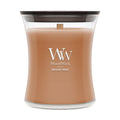 WoodWick Fireside Holiday Candle Gifts for Women and Men, 9.7 oz Medium Hourglass Candle with Crackling Wick