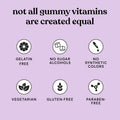 Lemme Debloat - Digestive & Gut Health Gummies with 2 Clinically Studied Probiotics & Prebiotic, Vegetarian, Gluten Free, Non GMO, BlackBerry Flavor (60 Count)