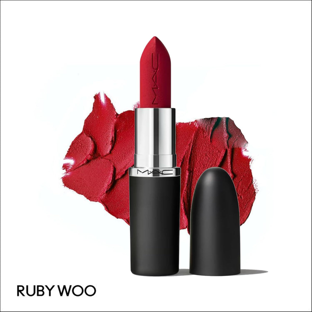 Macximal Silky Matte - Ruby Woo by MAC for Women - 0.11 oz Lipstick