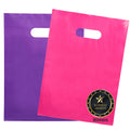 Choice Marts 100 Halloween Candy Bags Bulk 12x15 Treat Bags with Handles