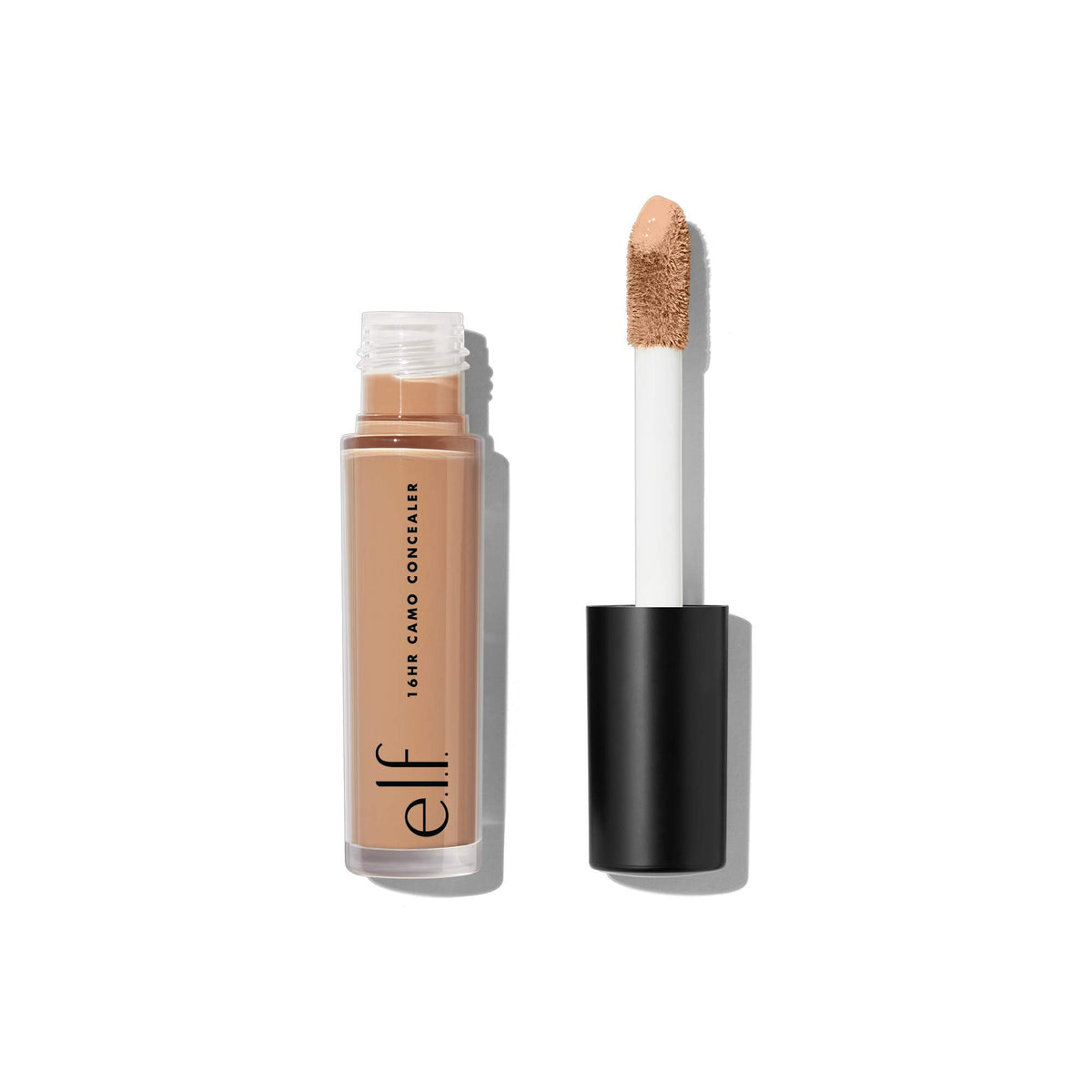 e.l.f. 16HR Camo Concealer, Full Coverage, Matte Finish Under-Eye & Blemish Corrector, Hydrating Formula, 16-Hour Crease-Resistant Wear, Deep Chestnut
