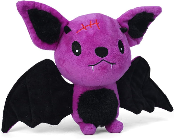 Blnboimrun Halloween Dog Toys for Aggressive Chewers, Squeaky Plush Bat with Crinkle Paper, Durable Interactive Chew Toys for Small, Medium & Large Dogs, Indoor Outdoor Play Pet Gift