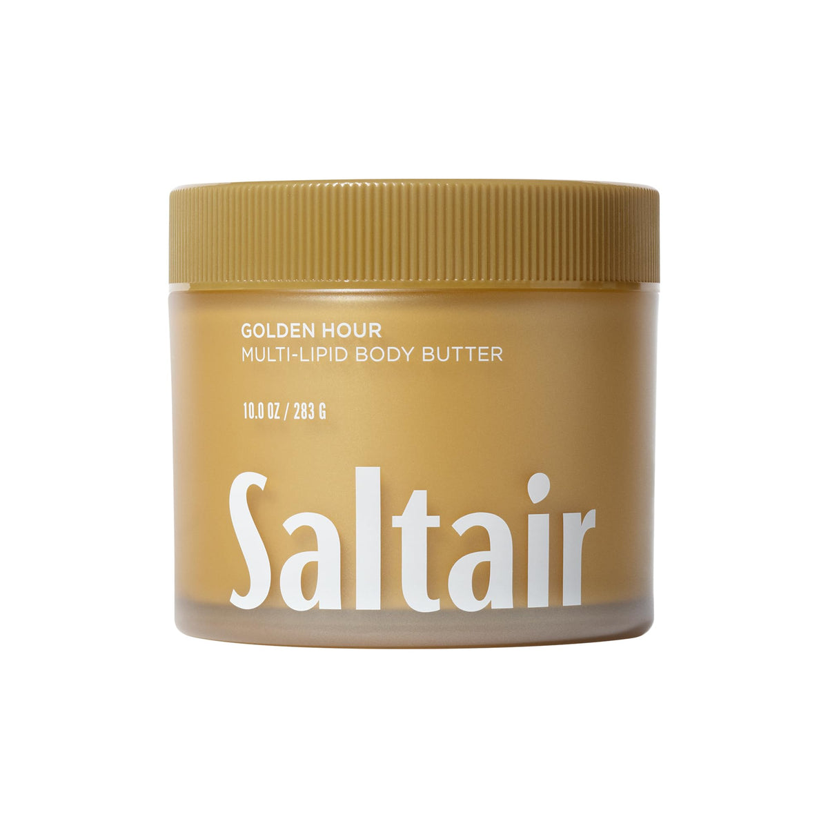 Saltair Multi-Lipid Body Butter - Rich, Nourishing Hydrating Body Cream with Ceramide Complex, Coconut Oil, Shea Butter, and Sea Buckthorn. Moisturizing Dry Skin Care. 10oz Jar - Santal Bloom