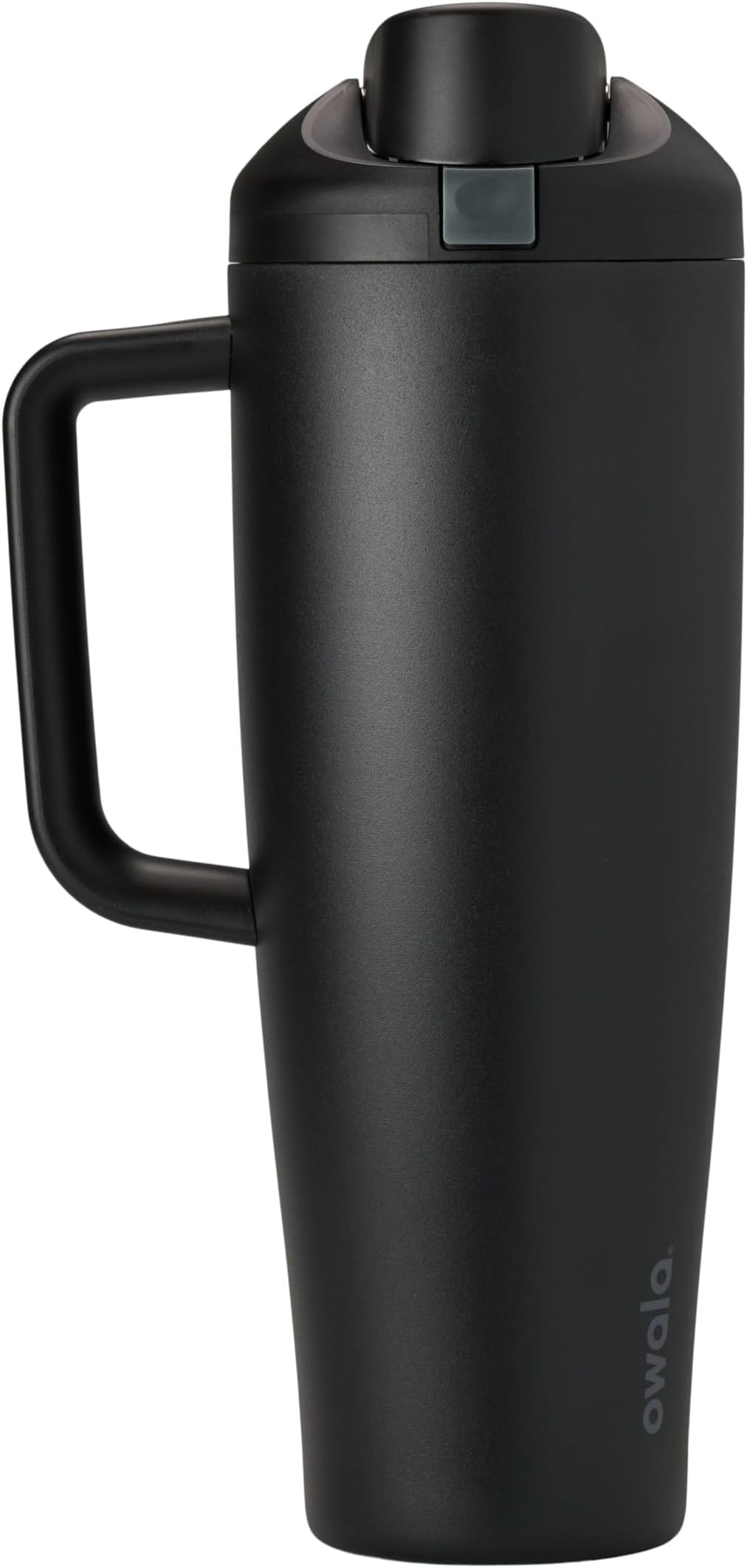 Owala FreeSip Tumbler Insulated Stainless Steel Water Bottle with Built-in Straw and Side Handle, For Travel, Work, School, and Sports, 40oz, BPA Free, Leak Proof, Strawberry Fields
