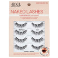 Ardell Naked Strip Lashes 421 Natural Looking False Eyelashes, 4 Pairs | Seamless Blend with Invisiband for Long-Lasting Lightweight Wispy Texture Adds Subtle Volume, Synthetic Hair, Cruelty Free