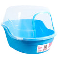 Petphabet Jumbo Hooded Cat Litter Box, Extra Large Gray