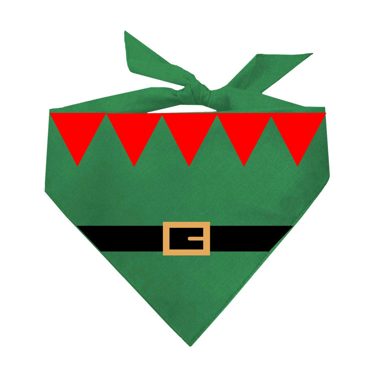 Santa Claus Costume Christmas Dog Bandana | 100% Cotton | Made in USA |Gift |Red, OS (1166)