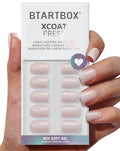 BTArtbox Press On Nails, Heeled Neutral, Short Square, Nude Pink, 32Ct | 2+ Weeks Wear, Salon-Quality Natural Nails, 10-Minute Easy Daily Application, Fast Removal, 16 Sizes, All-in-One Complete Kit