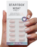 BTArtbox Press On Nails, Liquid Radiance, Medium Almond, Cat Eye, 32Ct | Lamp-Curable 4-Week Wear, Salon-Quality Natural Nails, 10-Minute Easy Daily Application, 16 Sizes, All-in-One Complete Kit
